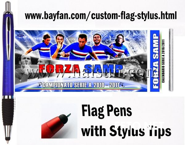 Custom Flag Stylus,HSBANNERSTLYLUS-17F