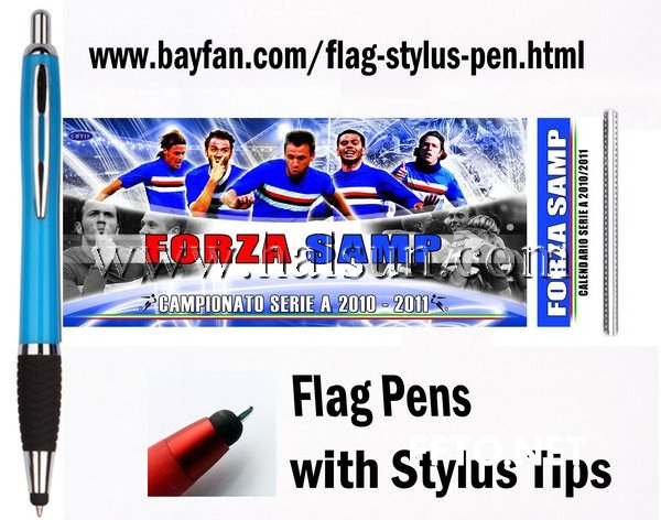 Flag Stylus Pen, HSBANNERSTYLUS-17SO