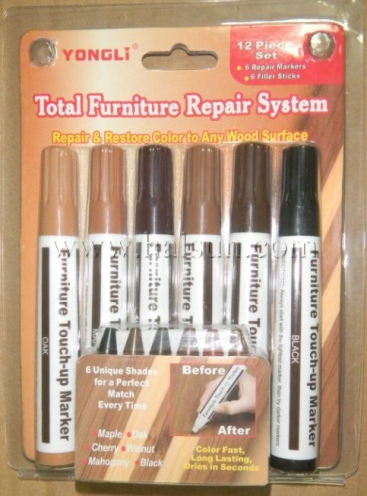 Furniture Touch-up Marker 6pcs in blistercard