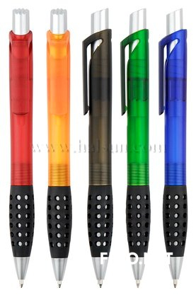 Promotional Ball Pens.Rubber grip with heart,HSBFA5204C