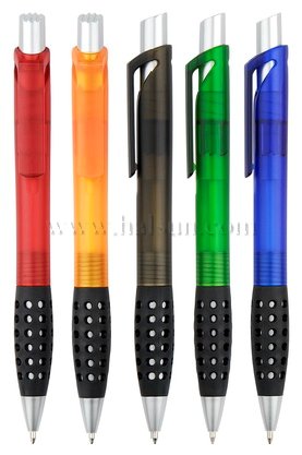 Promotional Ball Pens.Rubber grip with heart,HSBFA5204C