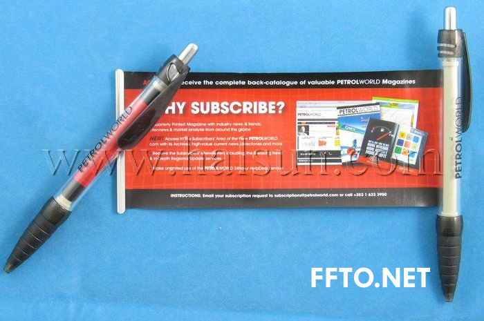 Flag Pens,pens with pull out information,HSBANNER-9 Flag Pens,pens with pull out information,HSBANNER-9