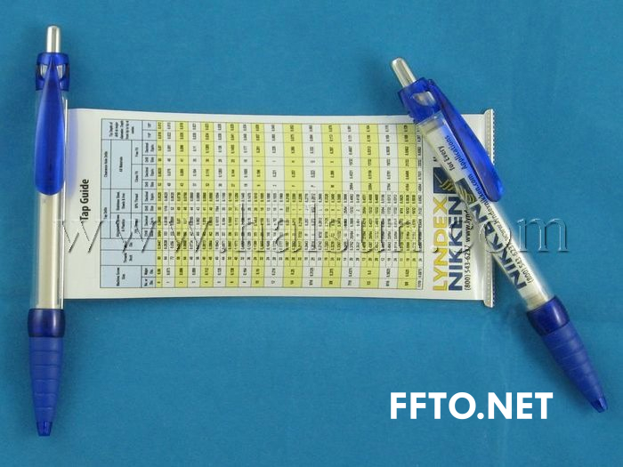 Pen with pull out chart,HSBANNER-9 Pen with pull out chart,HSBANNER-9