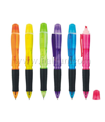 4 in one pens,3 ballpint pens + highlighter,multi function pens,Promotional Ballpoint Pens,Custom Pens,HSHCSN0208