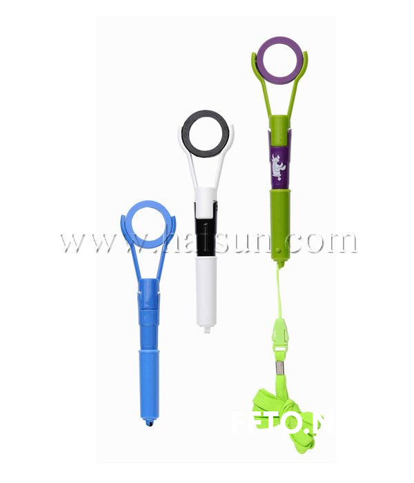 Magnify Pens with lanyard,rope magnify pens,Promotional Ballpoint Pens,Custom Pens,HSHCSN0178