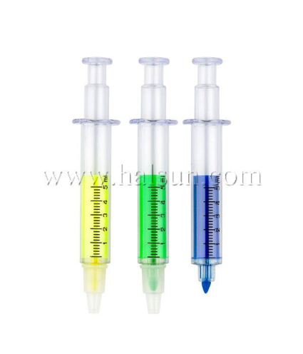 Syringe Highlighter, Fluorescent Injector Pens,HSHCSN0032