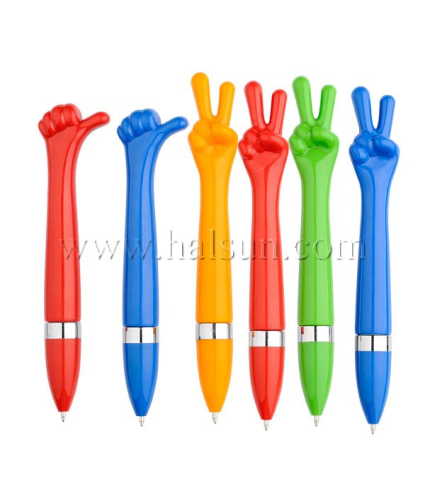V hand gesture pens,thumb up pens,thumb up pen,thumb pen,Promotional Ballpoint Pens,Custom Pens,HSHCSN0114