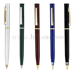 slim pens,cheap pens,simple pens,twist action pens,Promotional Ballpoint Pens,Custom Pens,HSHCSN0125