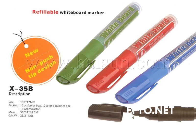Refillable whiteboard marker,HSZCX-35B