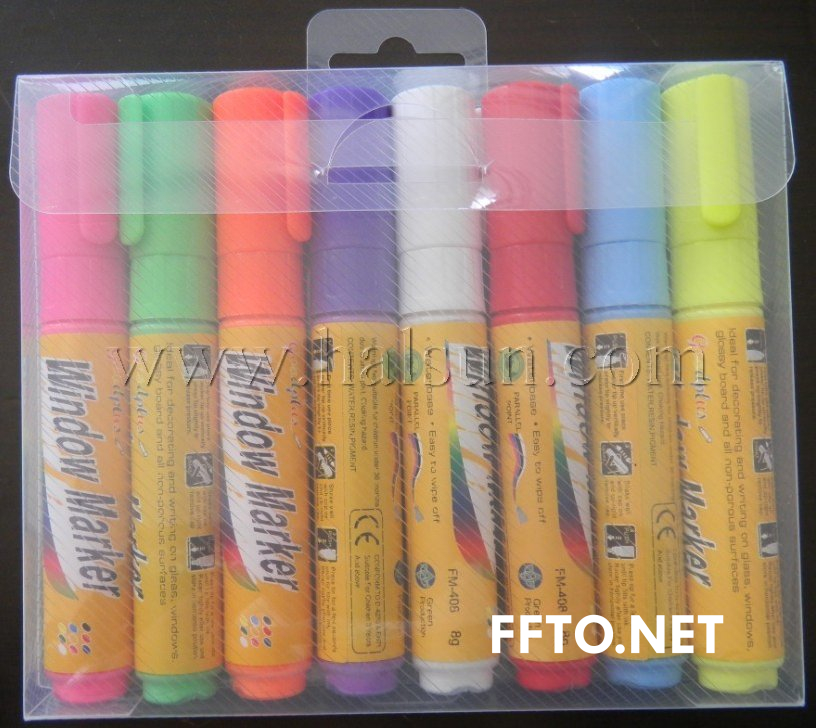 LED Highlighter,Window Marker SL-358A,PVC pack